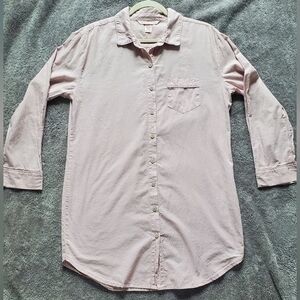 Victoria's Secret Pink Striped Pajama Shirt Size M